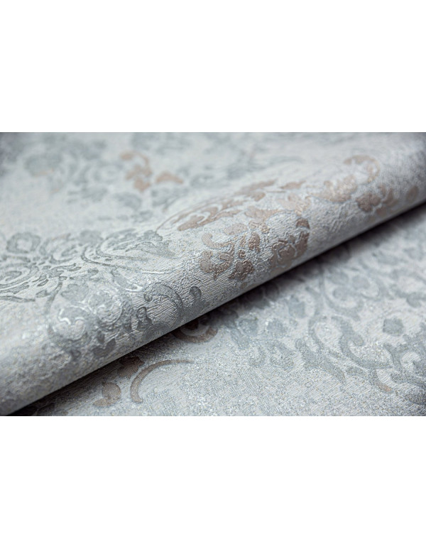 Обои виниловые Флора мотив, голубой