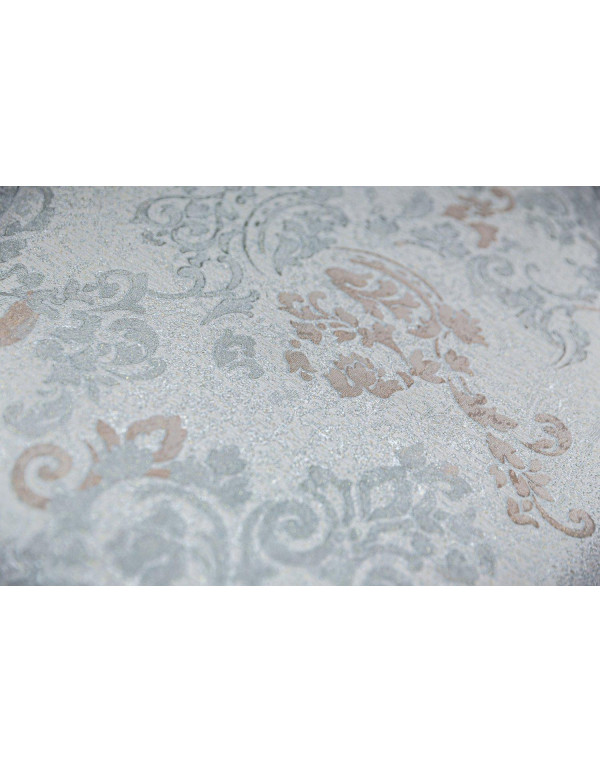 Обои виниловые Флора мотив, голубой